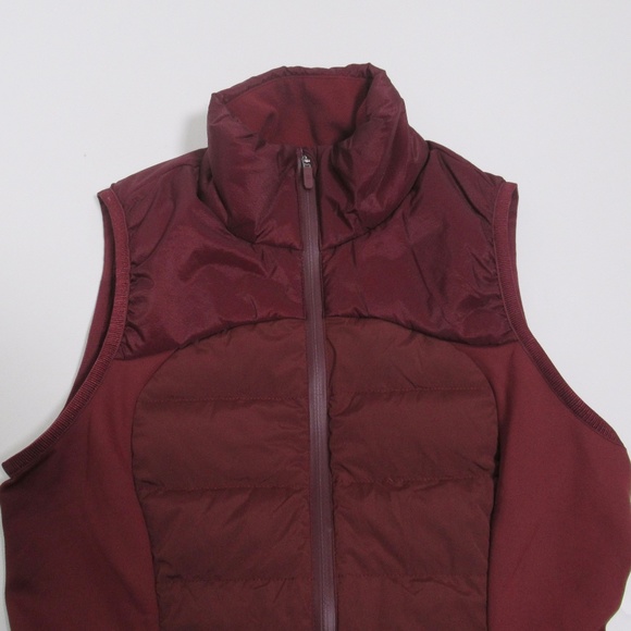 Lululemon Down For It All Vest Dark Adobe Size 2 Glyde, PrimaLoft, Tech Fleece - Picture 2 of 12